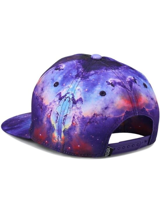 Unisex Purple Blue Snapback Hat Hip Hop Style Colorful Adjustable Baseball Cap